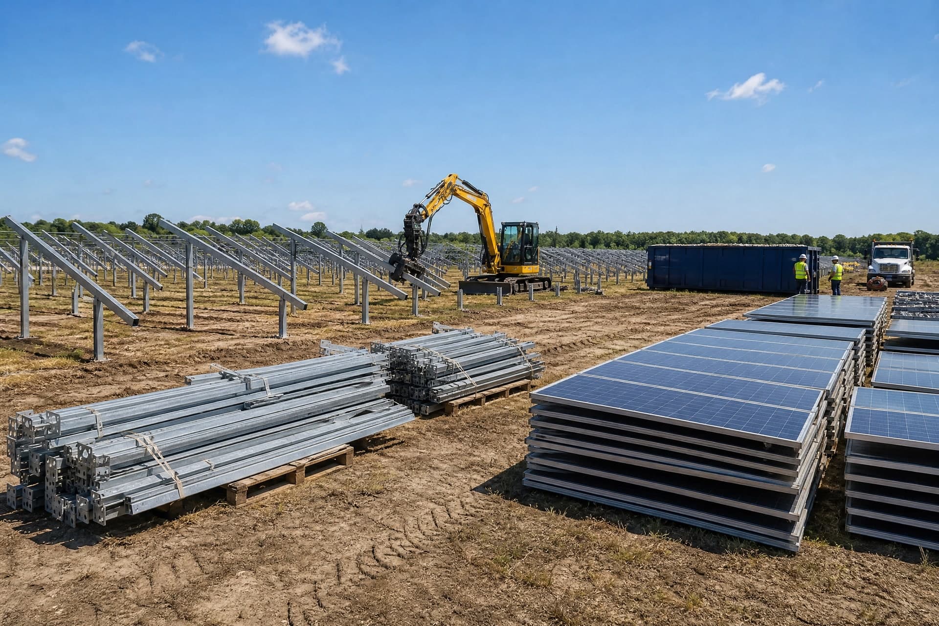 Demolizione e smantellamento campi fotovoltaici