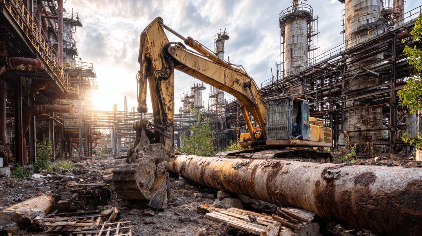 Demolizione di impianti industriali